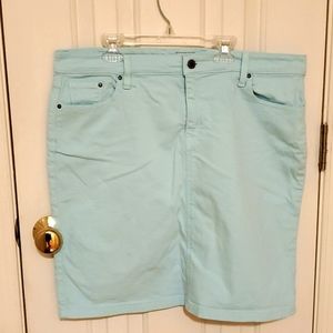 LL BEAN Jean skirt